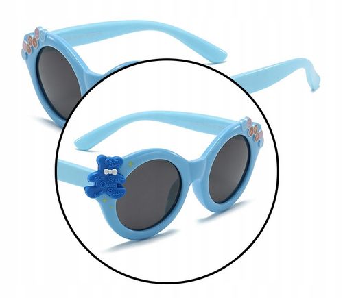 Dziecięce 3-6 lat gumowe Okulary przeciwsłoneczne UV z Polaryzacją Dzieci na Arena.pl