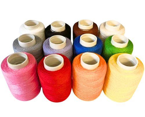 Nici do szycia ręcznego i maszynowego zestaw 12 szpulek grube na Arena.pl