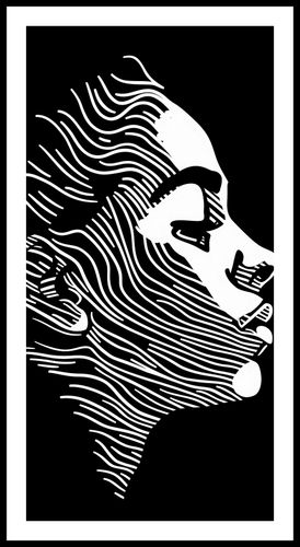 Plakat 50x100cm Linie Wyrazu na Arena.pl