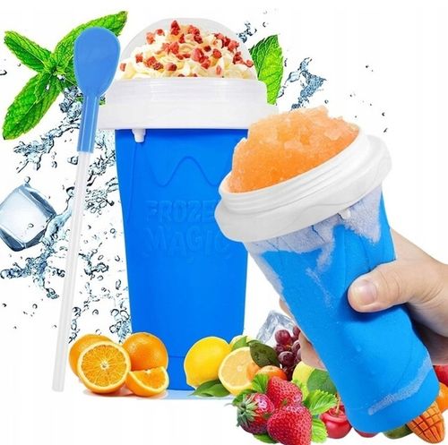 KUBEK DO ROBIENIA LODÓW GRANITY SORBETÓW SLUSHY MROŻONYCH NIEBIESKI na Arena.pl