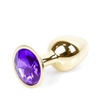 Mylove Toys - Jewellery Gold Plug- Purple