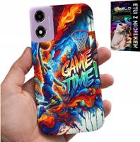 ETUI DO MOTOROLA MOTO E14 - KOSZYKÓWKA NBA GAME TIME, CASE + SZKŁO