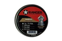 Śrut 5,5 mm RANGER Diabolo Classic Sharp Grooved szpic molet. 250 szt. 1,00