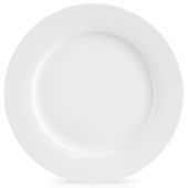 Talerz Obiadowy Płytki Płaski Duży Porcelanowy Biały Klasyczny Mona 27 cm