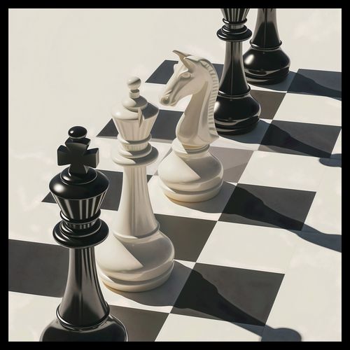 Plakat 40x40cm Szach i Mat na Arena.pl