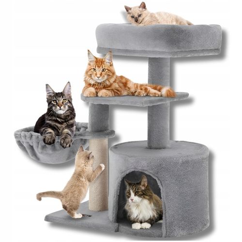 Drapak Dla Kota Duzy Legowisko Drapak z Domkiem Budka Drapaki 80cm na Arena.pl