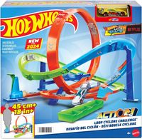 HOT WHEELS ACTION ZESTAW TORÓW ZAKRĘCONE TORNADO + AUTKO HTK16