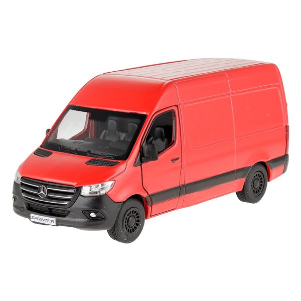 Model 1:48, Mercedes-Benz Sprinter, czerwony zdjęcie 2