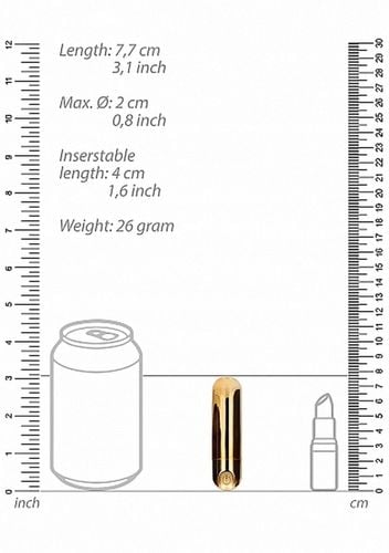 10 speed rechargeable bullet - gold na Arena.pl