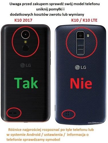 Etui Smart do LG K10 2017 czarny na Arena.pl