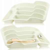 WKŁAD DO SZUFLADY W KUCHNI NA SZTUĆCE PRZYBORY KUCHENNE ORGANIZER