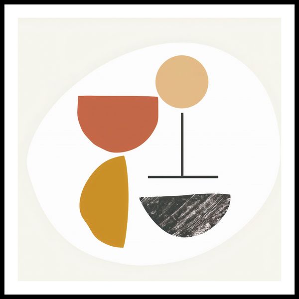 Plakat 90x90cm Kompozycja Balans zdjęcie 3