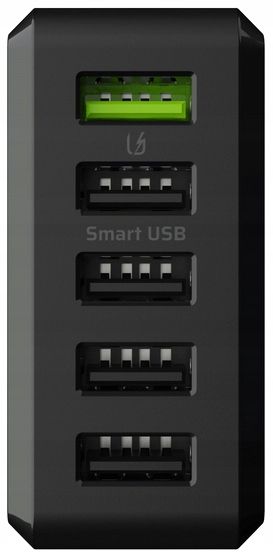 ŁADOWARKA SIECIOWA SZYBKA GC 52W 5x USB+ KABEL GC USB-A/LIGHTNING DO IPHONE zdjęcie 5