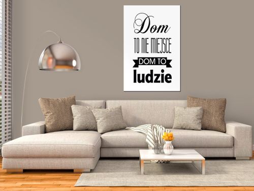 Dom to ludzie80x120cm na Arena.pl