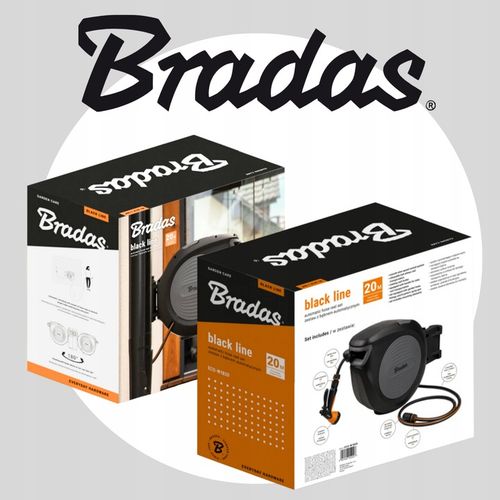 BĘBEN ZWIJACZ NA WĄŻ OGRODOWY AUTOMATYCZNY ZWIJACZ + 20M WĘŻA BLACK LINE na Arena.pl