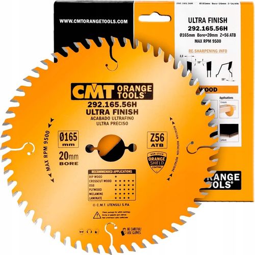 CMT Piła Tarczowa Do Drewna Laminatu 165x20mm 56z na Arena.pl
