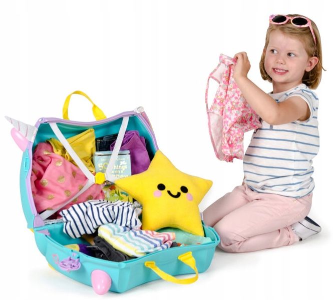 WALIZKA TRUNKI JEŻDŻĄCA WALIZECZKA JEŹDZIK UNICORN zdjęcie 8