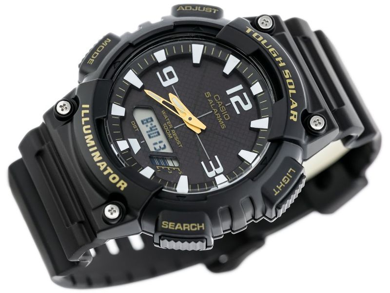 ZEGAREK MĘSKI CASIO AQ-S810W-1BV (zd044c) - SOLAR POWERED + BOX zdjęcie 2