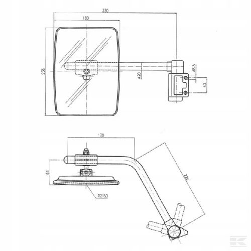 Lusterko Z Ramieniem, Lewe CA6494001 na Arena.pl