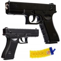 METALOWY PISTOLET NA KULKI PLASTIKOWE REPLIKA IMITACJA GLOCK C7 800 KULEK