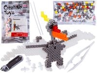 ZESTAW KORALIKI DO PRASOWANIA , DINOZAUR, UKLADANKA