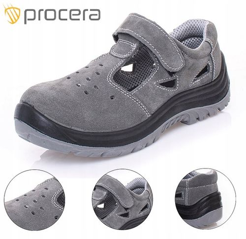 SANDAŁY ROBOCZE S1 SRC SKÓRA PODNOSEK MĘSKIE 42 na Arena.pl