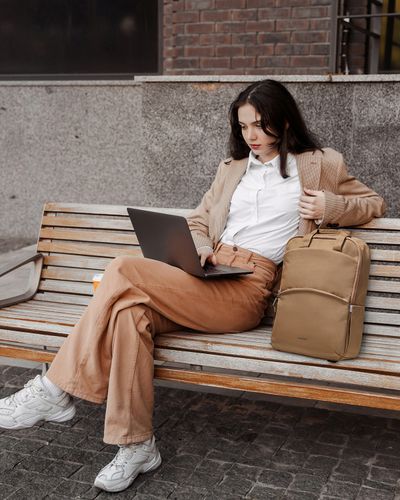 Plecak na laptopa 15,6" wodoodporny Colorlite 14L czerwony, nowy na Arena.pl