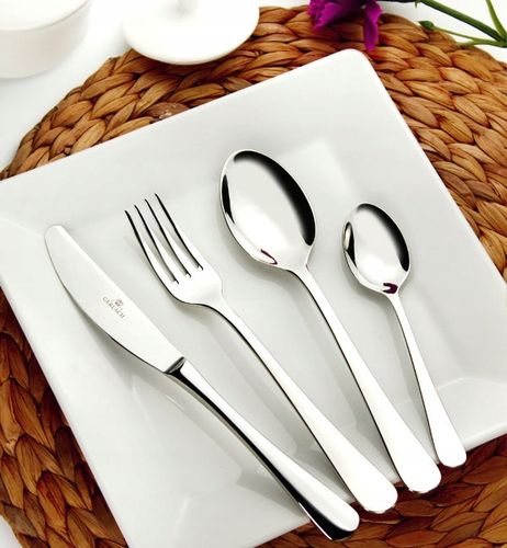 GERLACH FLOW SZTUĆCE 60EL POŁYSK PUDEŁKO 12 OS STAL NIERDZEWNA ZMYWARKA na Arena.pl