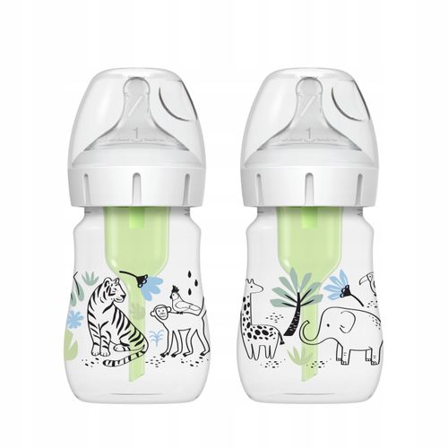 DR BROWN'S BUTELKA ANTYKOLKOWA OPTIONS 150ml 2szt JUNGLE na Arena.pl