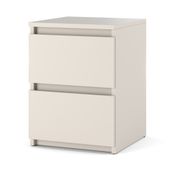 Szafka nocna stolik nowoczesny pojemny 2 szuflady do sypialni mała kaszmir