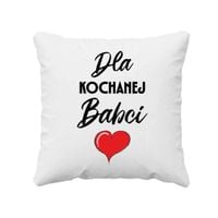 Dla kochanej babci - poduszka na prezent DZIEŃ BABCI MIŁOŚĆ OD WNUKÓW