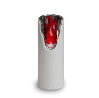 Czerwony elektryczny wkład świeczka LED DEKORACYJNY WKŁAD do zniczy 60 dni