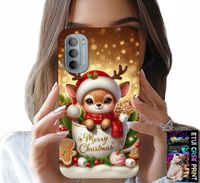 ETUI DO MOTOROLA G31 / G41 - RENIFEREK SŁODKI RENIFER ŚWIĄTECZNE WZÓR