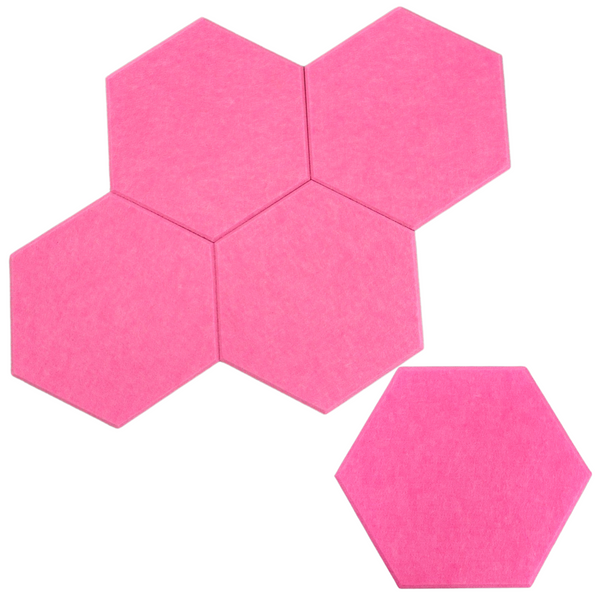 Panele Ścienne Filcowe 3D Heksagon Zagłówek Samoprzylepne Akustyczne Soft zdjęcie 5