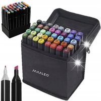 MARKERY PISAKI DWUSTRONNE ALKOHOLOWE W ETUI 40 SZT. 24102 FLAMASTRY