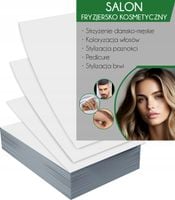 Ulotki A5 1000szt reklamowe firmowe SALON FRYZJER KOSMETYCZKA dużo wzorów