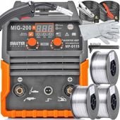 SPAWARKA MIGOMAT BEZGAZOWY MIG MMA FLUX TIG 200A DRUT MAJSTER POLSKA
