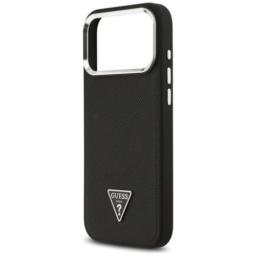 Etui Guess Grained Triangle Logo MagSafe do iPhone 17 Pro Max czarny na Arena.pl