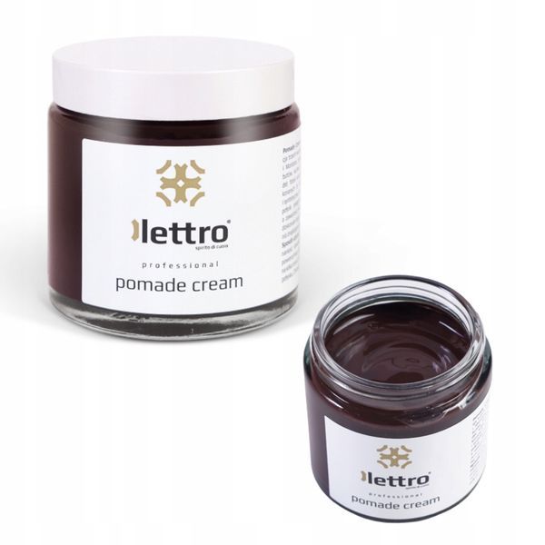 POMADE CREAM 100 ML CIEMNY BRAZ - LETTRO zdjęcie 1