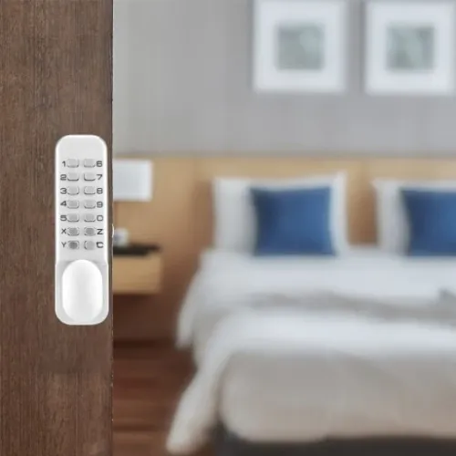 KLAMKA ZAMEK SZYFROWY MECHANICZNY KOD BEZ BATERII na Arena.pl