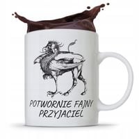 Kubek Prezent Dla Przyjaciela Potwornie Fajny Z Nadrukiem Ze Zdjęciem