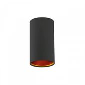 Oprawa Natynkowa Tuba Nieruchoma Chloe GU10 250V IP20 Czarny Złoty SpectrumLED SLIP005002