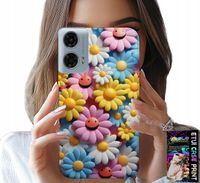 ETUI DO MOTOROLA G34 5G - KOLOROWE KWIATKI, STOKROTKI FUTERAŁ CASE