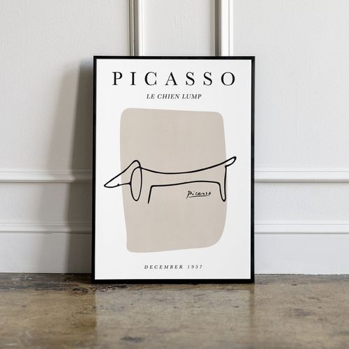 Plakat cyfrowy do wydruku picasso pies na Arena.pl