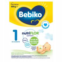 Mleko początkowe Bebiko 1 Nutriflor Expert od urodzenia 600 g