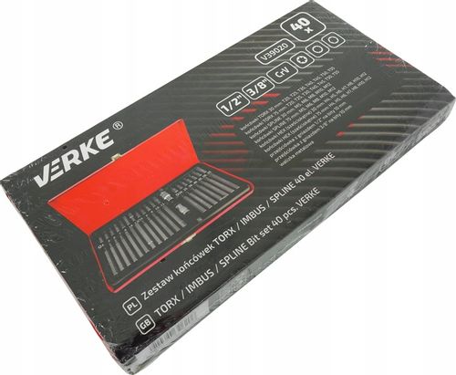 ZESTAW BITÓW KOŃCÓWKI BITY KLUCZE KOŃCÓWKI KLUCZ IMBUS HEX TORX SPLINE 40el na Arena.pl