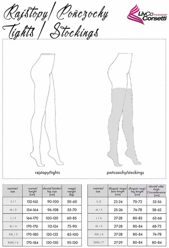 Pikantne Pończochy Zdobione Siateczką - Maxionix LivCo Corsetti L na Arena.pl