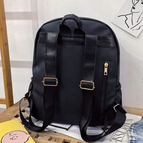 PLECAK DAMSKI MIEJSKI CZARNY POJEMNY DAMSKA TORBA NA RAMIĘ DO PRACY SZKOŁY na Arena.pl