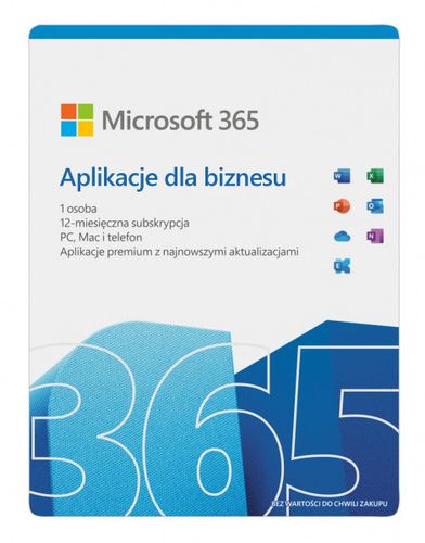 Microsoft Office 365 Apps for business 5 PC lub MAC na Arena.pl