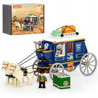 LUMIBRICKS Treasure Stagecoach Zestaw klocków z oświetleniem LED 307 szt.